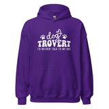I'd rather talk to my Dog Unisex Hoodie-I love Veterinary