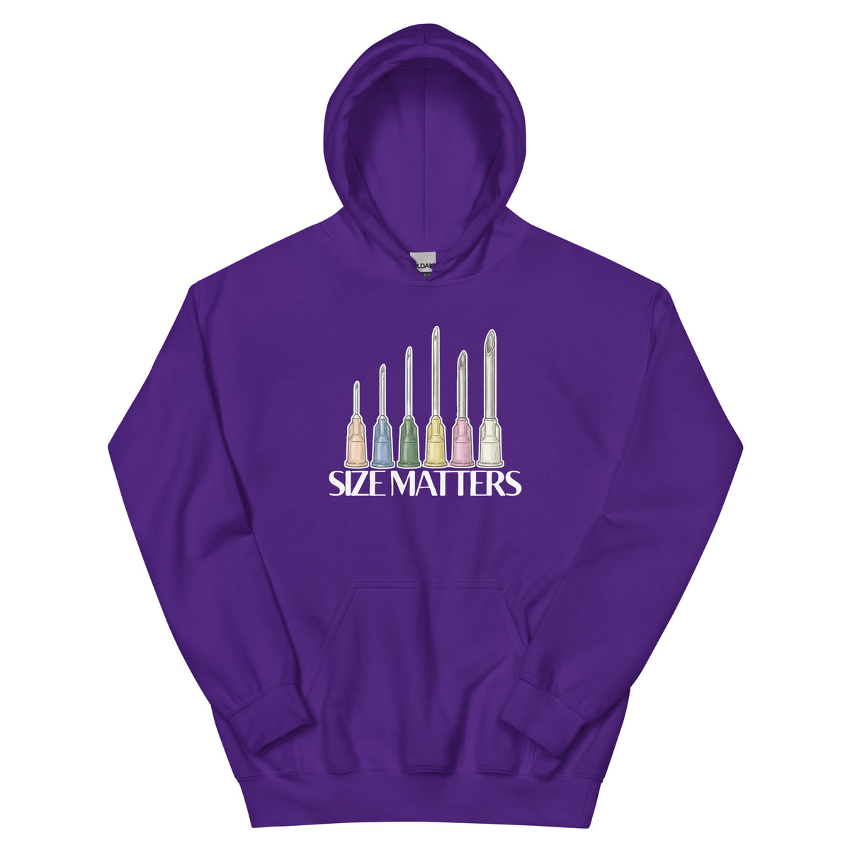 Size matters Unisex Hoodie-I love Veterinary