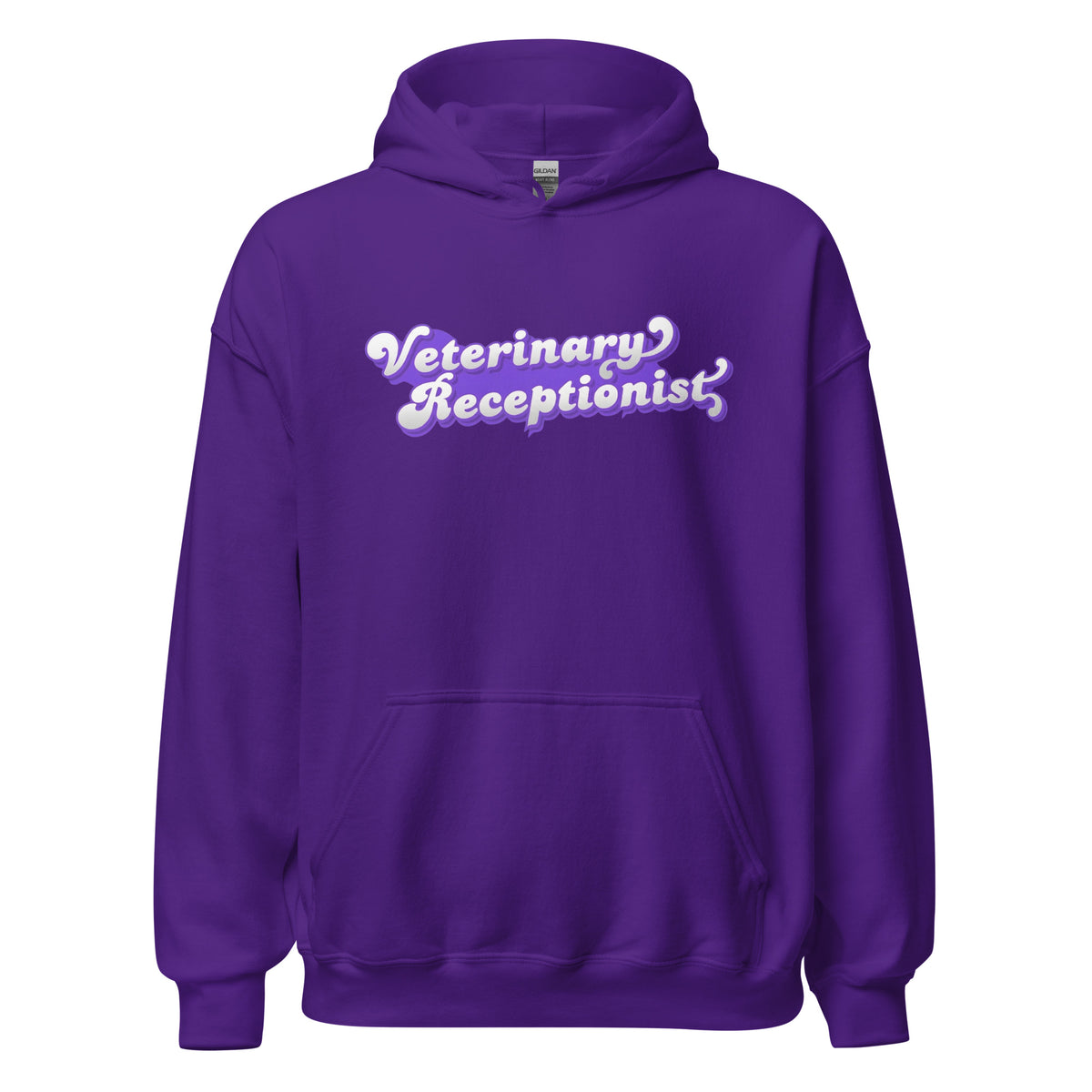 Veterinary Receptionist Unisex Hoodie-I love Veterinary