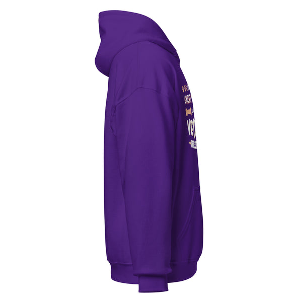 Exhausted veterinary receptionist Unisex Hoodie-I love Veterinary