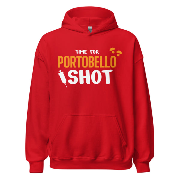 Time for Portobello shot Unisex Hoodie-Unisex Hoodie | Gildan 18500-I love Veterinary