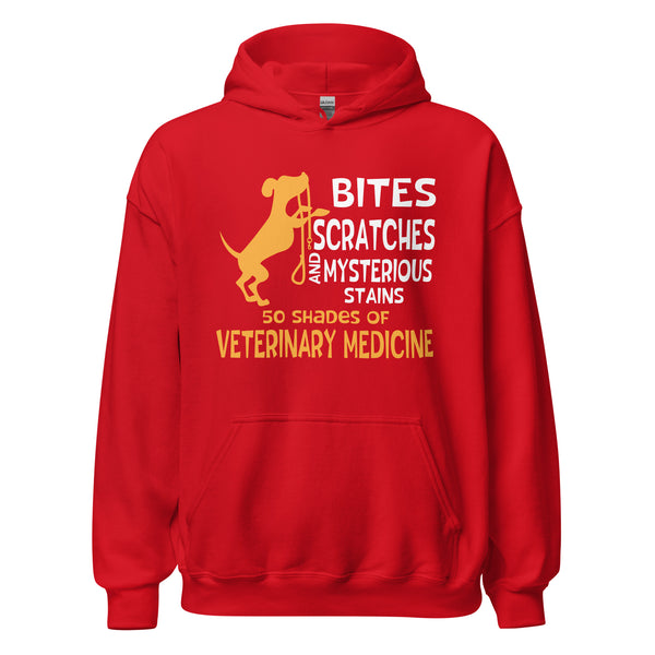50 Shades of Veterinary Medicine Unisex Hoodie-I love Veterinary