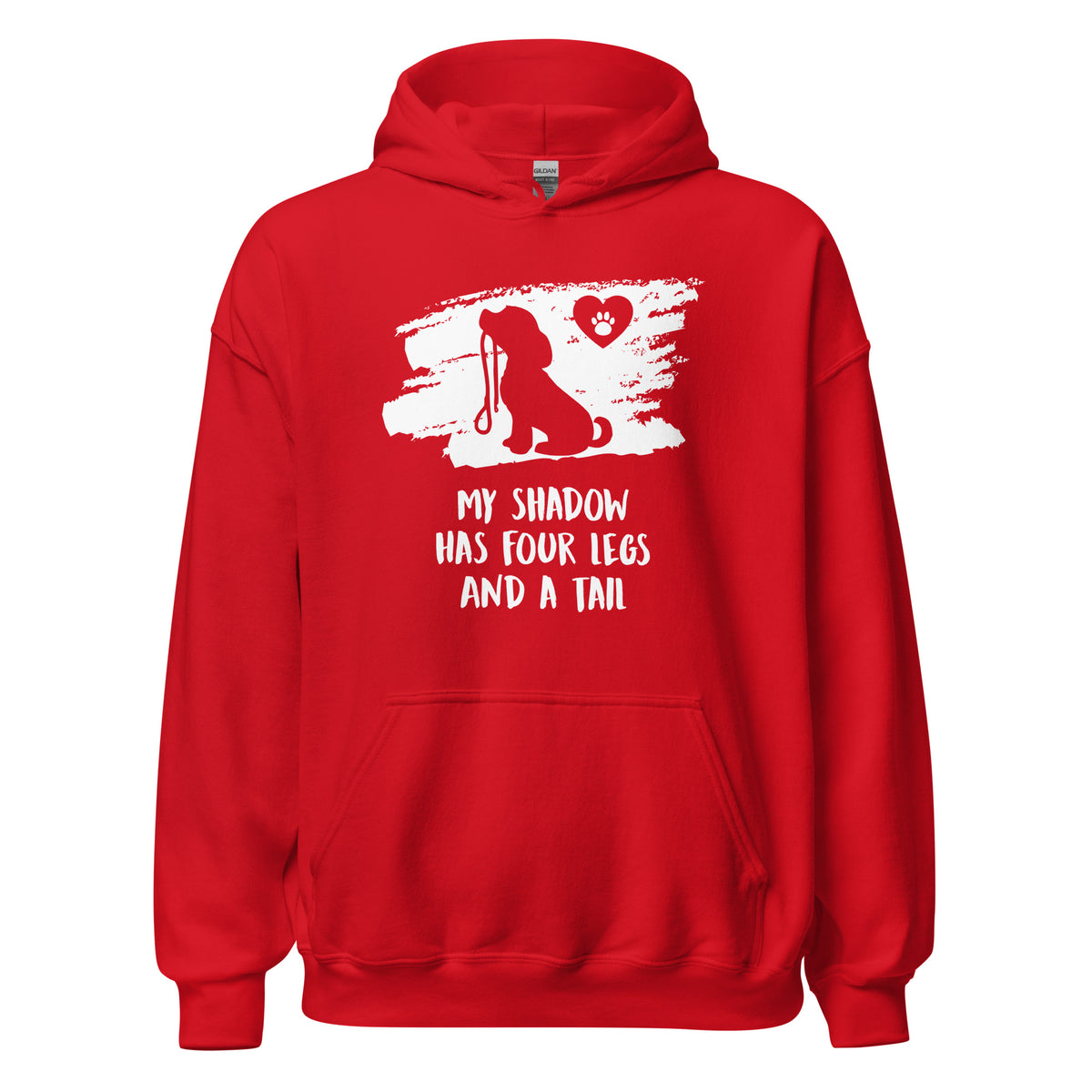 My shadow has four legs and a tail Unisex Hoodie-I love Veterinary