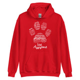 Vet Assistant Pawprint Unisex Hoodie-I love Veterinary