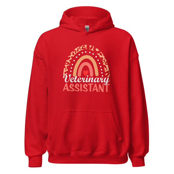 Veterinary Assistant Heart Unisex Hoodie-I love Veterinary