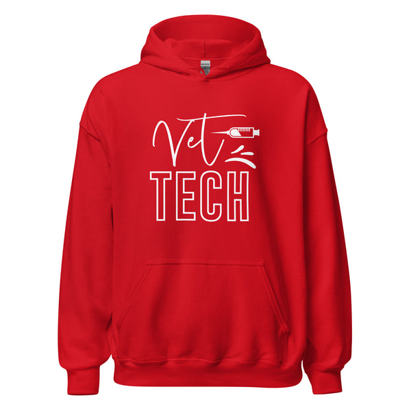 Vet Tech Needle Unisex Hoodie-I love Veterinary