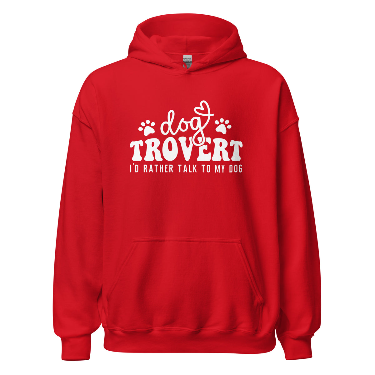 I'd rather talk to my Dog Unisex Hoodie-I love Veterinary