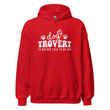 I'd rather talk to my Dog Unisex Hoodie-I love Veterinary