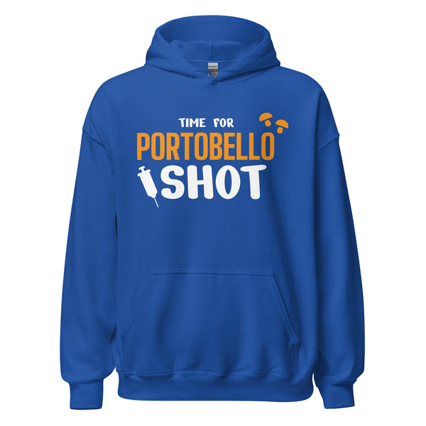 Time for Portobello shot Unisex Hoodie-Unisex Hoodie | Gildan 18500-I love Veterinary