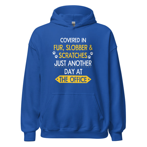 Fur, Slobber, Scratches Unisex Hoodie-Unisex Hoodie | Gildan 18500-I love Veterinary