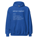 Vet Receptionist Definition Unisex Hoodie-I love Veterinary