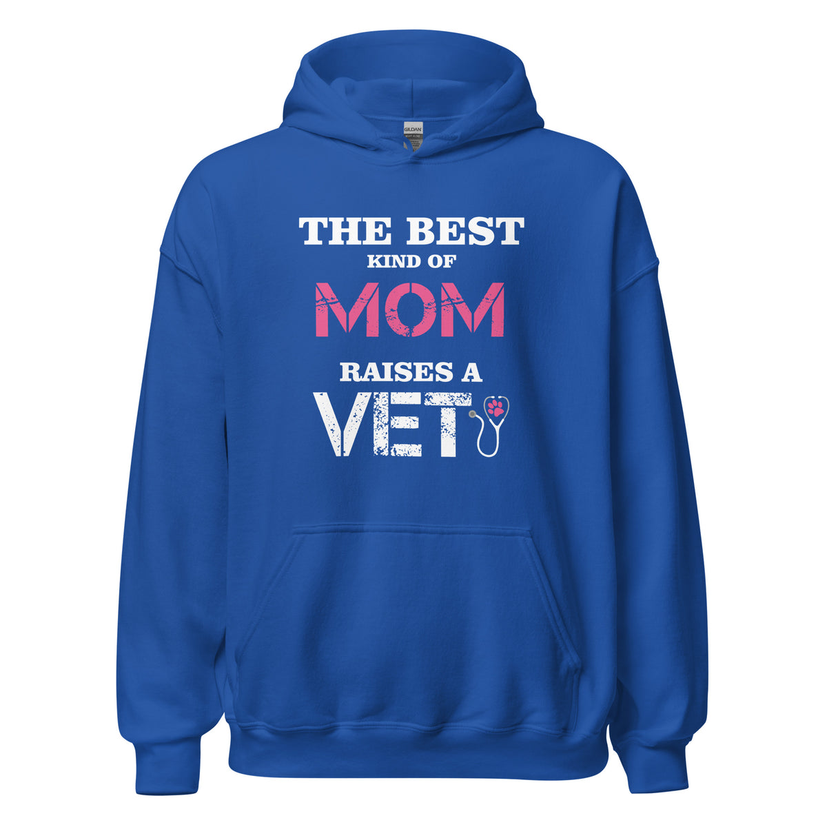 The best kind of Mom raises a Veterinarian Unisex Hoodie-Unisex Hoodie | Gildan 18500-I love Veterinary