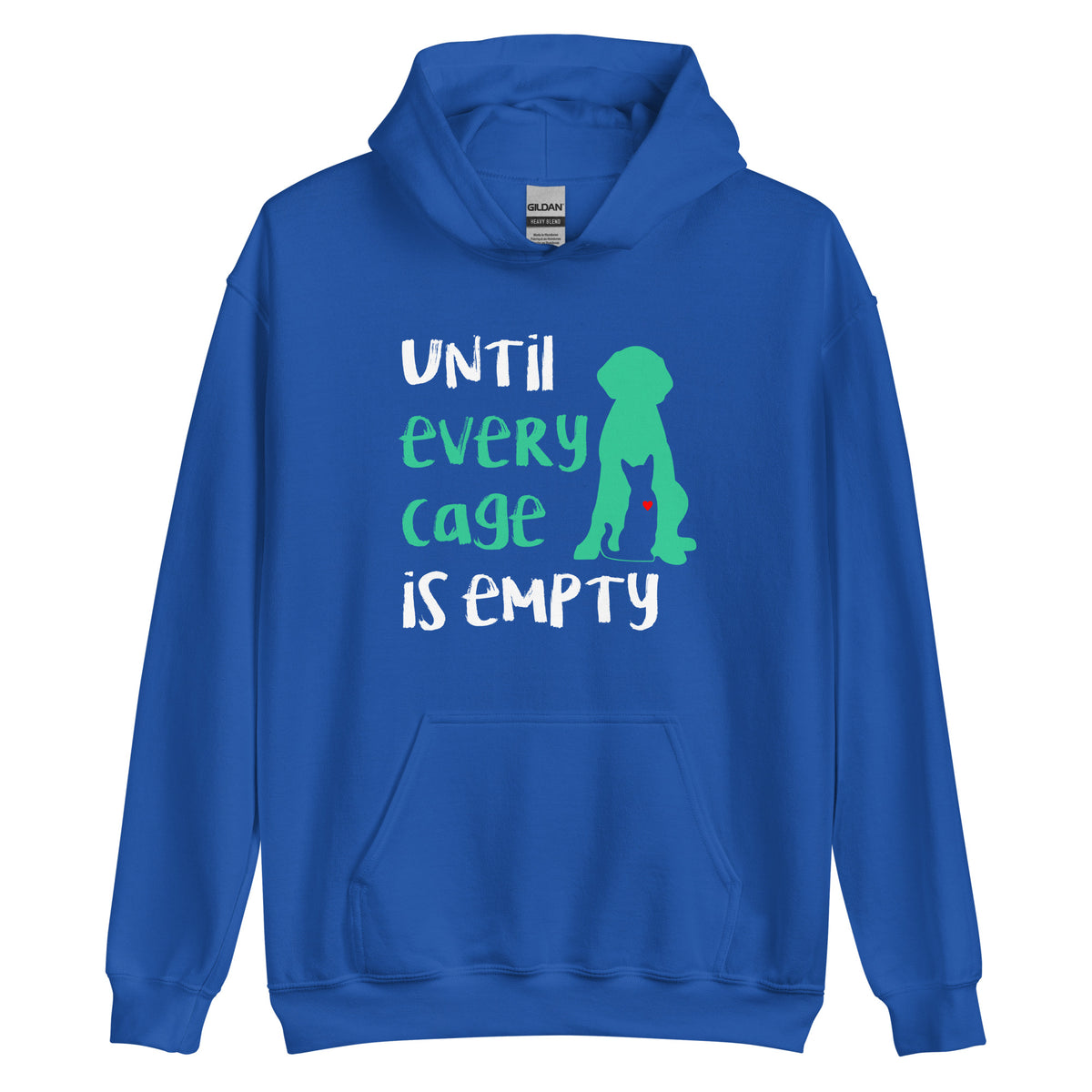 Until every cage is empty Unisex Hoodie-I love Veterinary