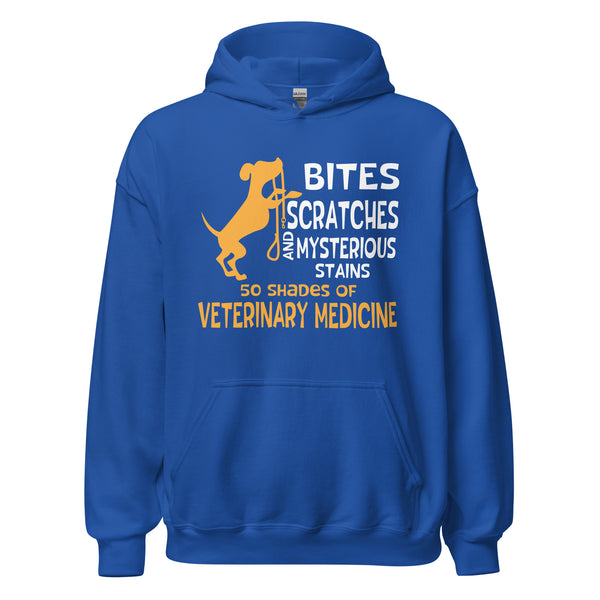 50 Shades of Veterinary Medicine Unisex Hoodie-I love Veterinary