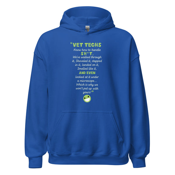 Know how to handle it Unisex Hoodie-I love Veterinary