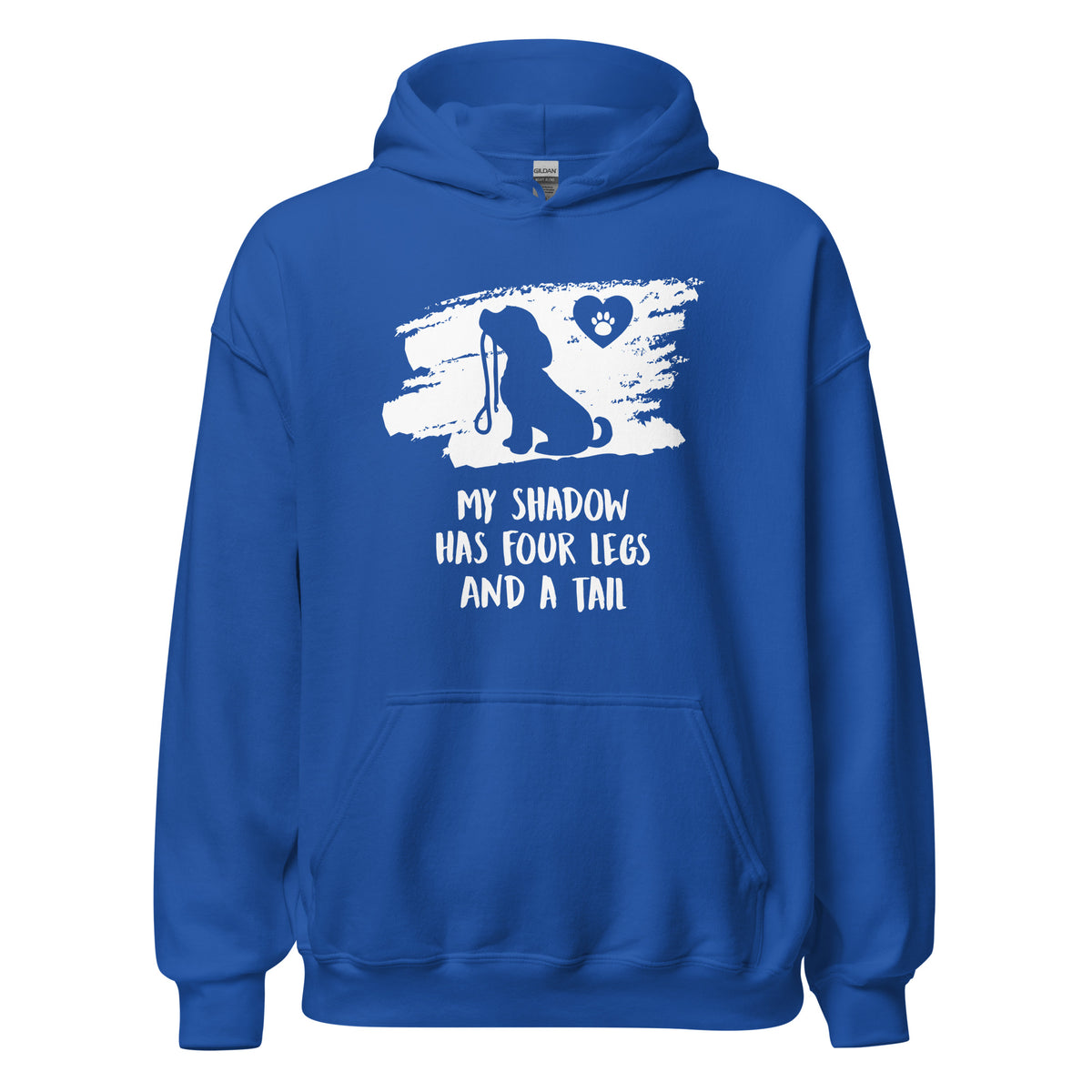 My shadow has four legs and a tail Unisex Hoodie-I love Veterinary