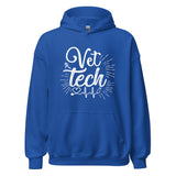 Vet Tech Stethoscope Pulse Unisex Hoodie-I love Veterinary