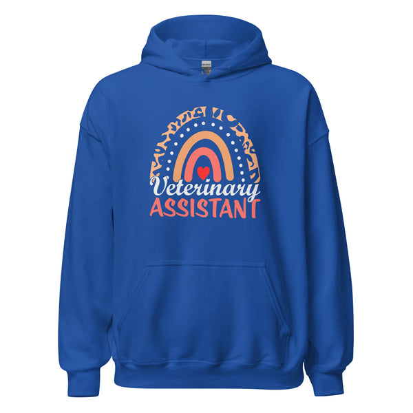 Veterinary Assistant Heart Unisex Hoodie-I love Veterinary
