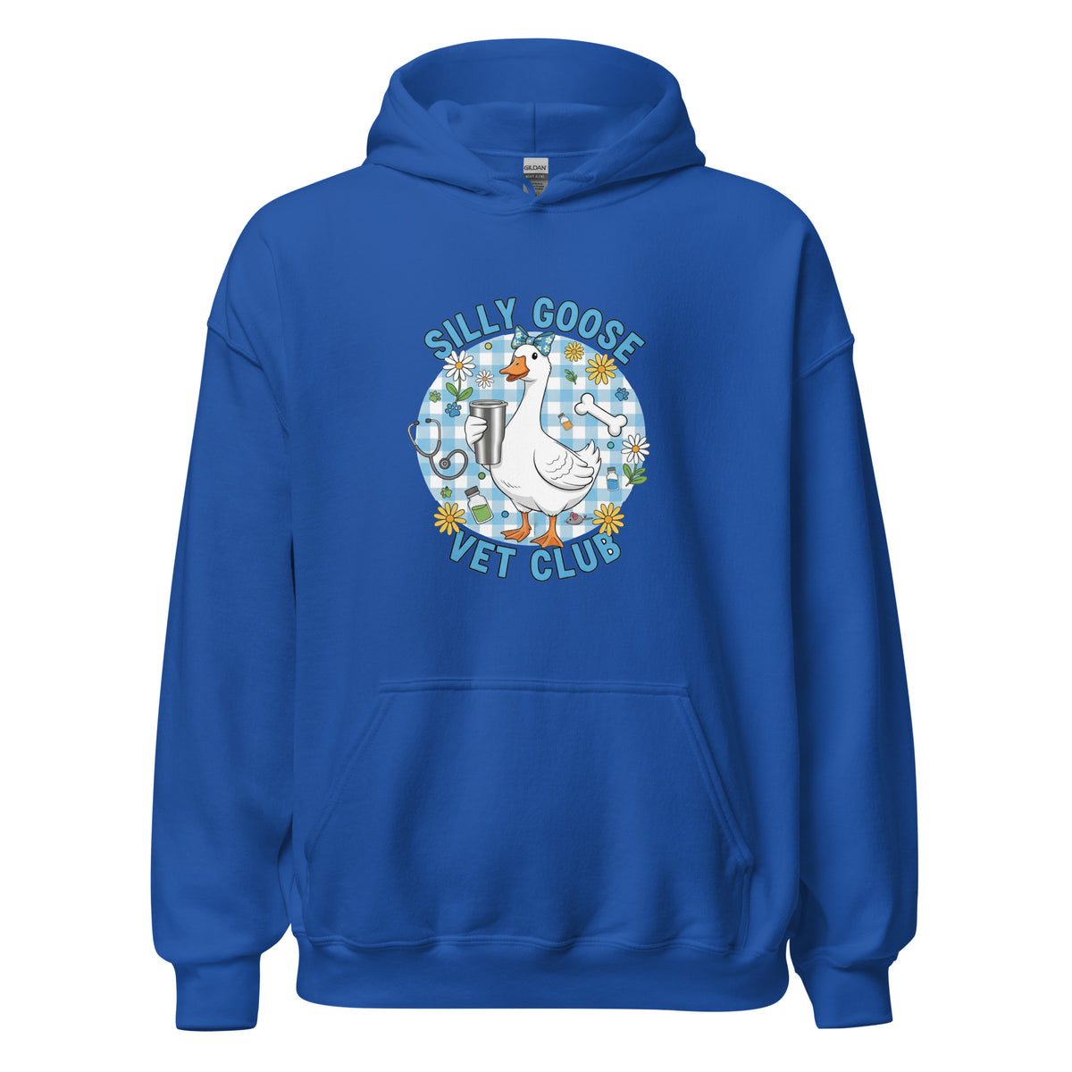 Silly Goose Vet Club Unisex Hoodie-I love Veterinary