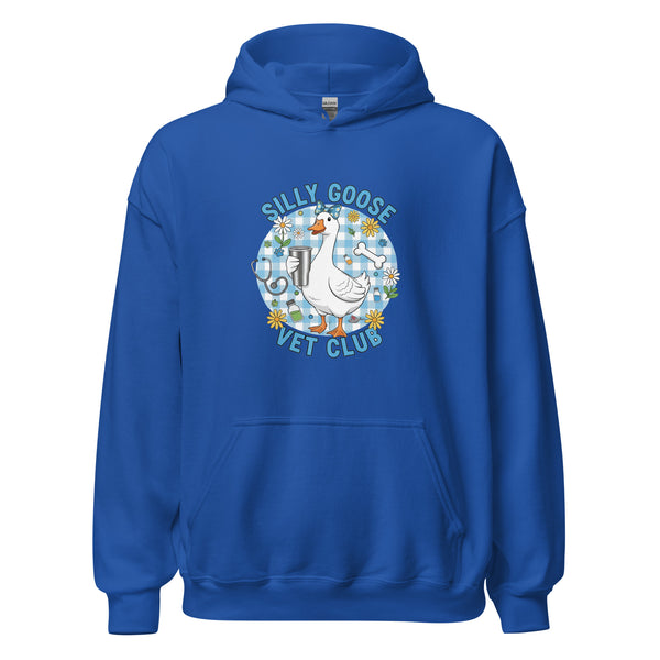 Silly Goose Vet Club Unisex Hoodie-I love Veterinary