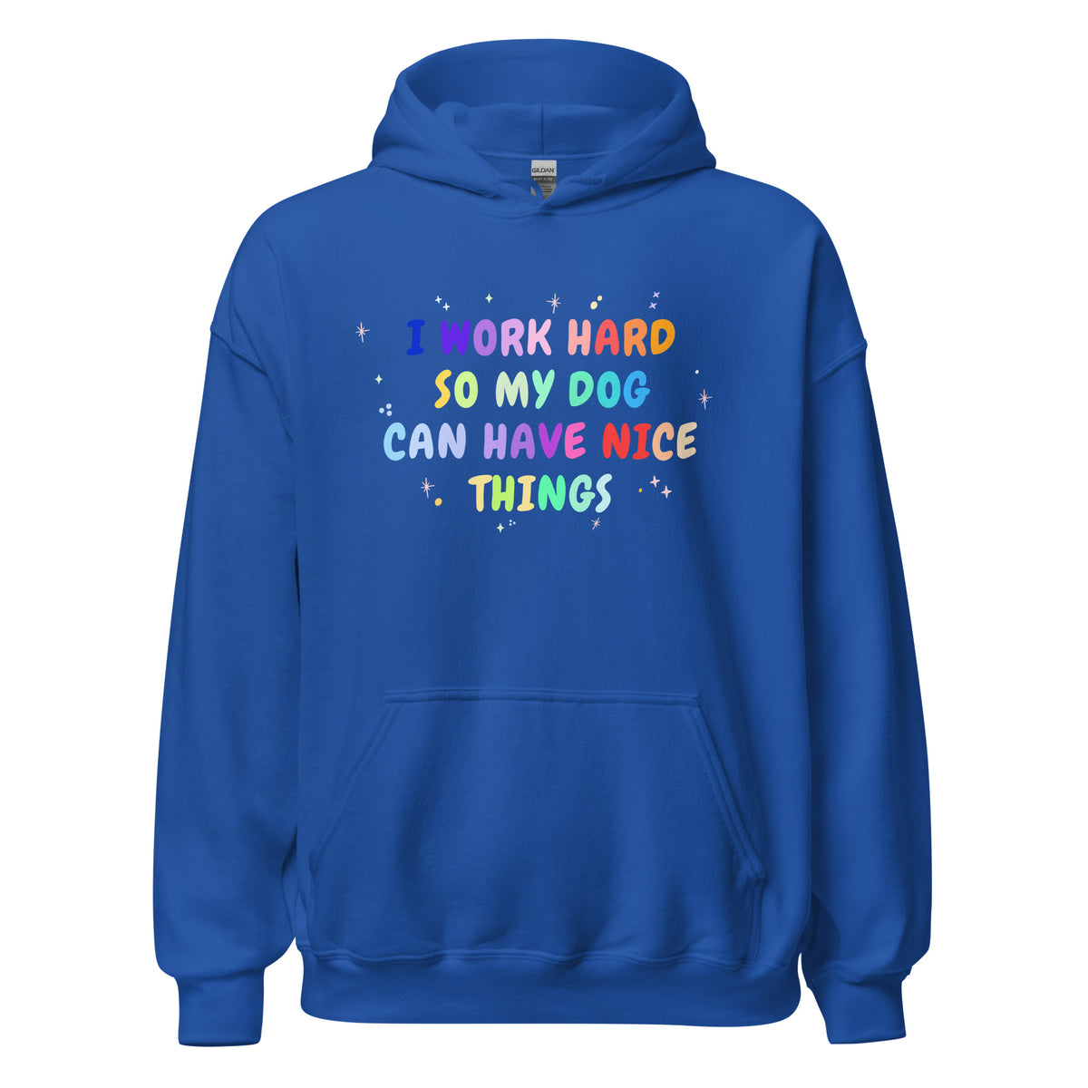 I work hard so my dog can have nice things Unisex Hoodie-I love Veterinary