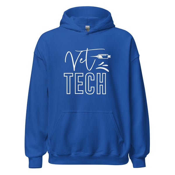 Vet Tech Needle Unisex Hoodie-I love Veterinary