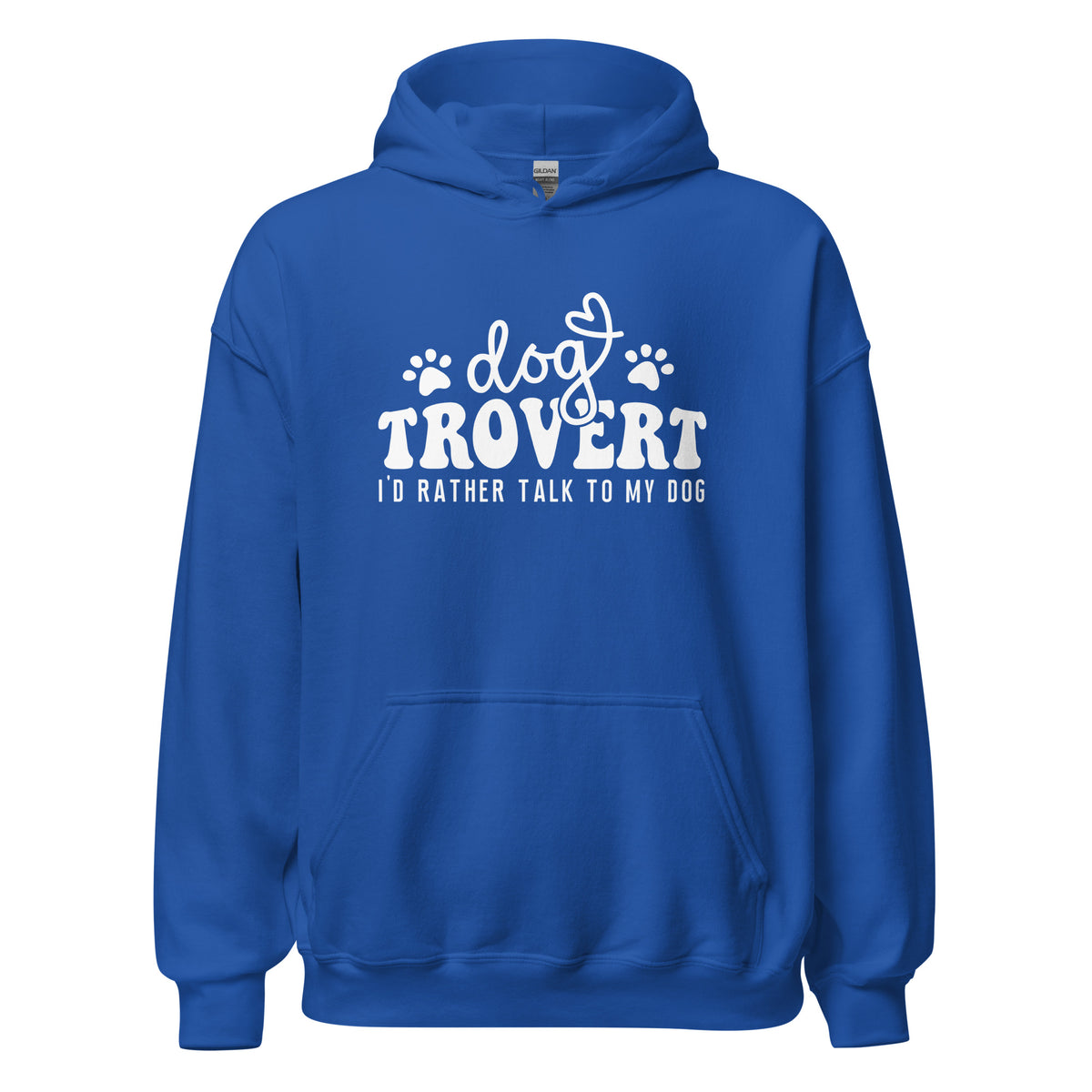 I'd rather talk to my Dog Unisex Hoodie-I love Veterinary