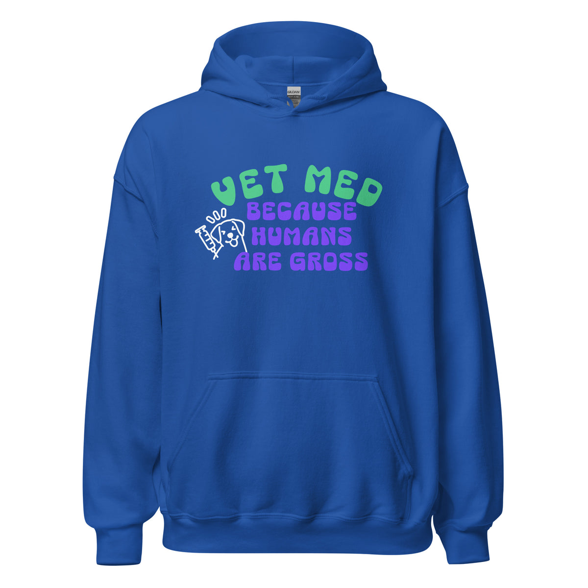 Vet Med because humans are gross Unisex Hoodie-I love Veterinary