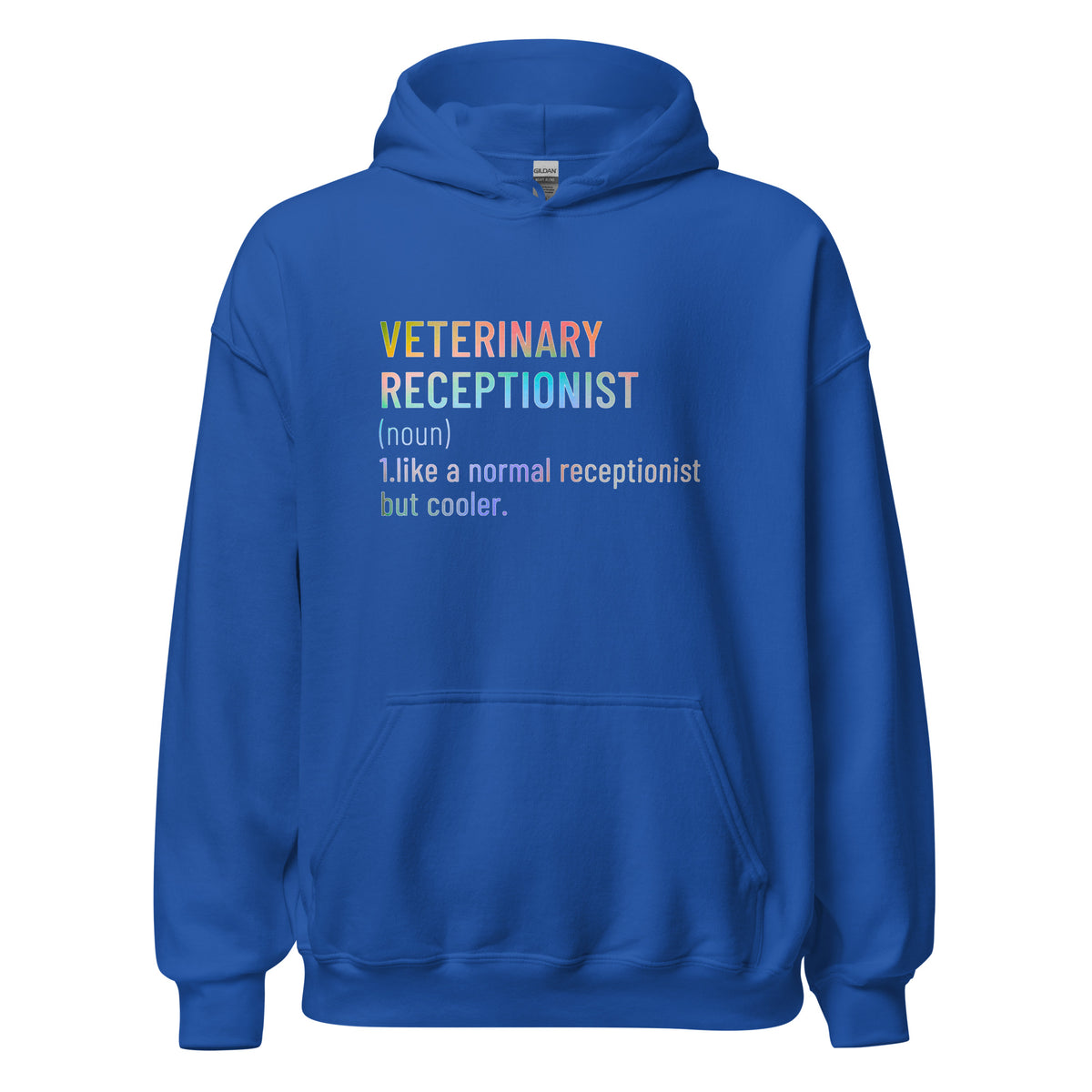 Veterinary receptionist definition Unisex Hoodie-I love Veterinary