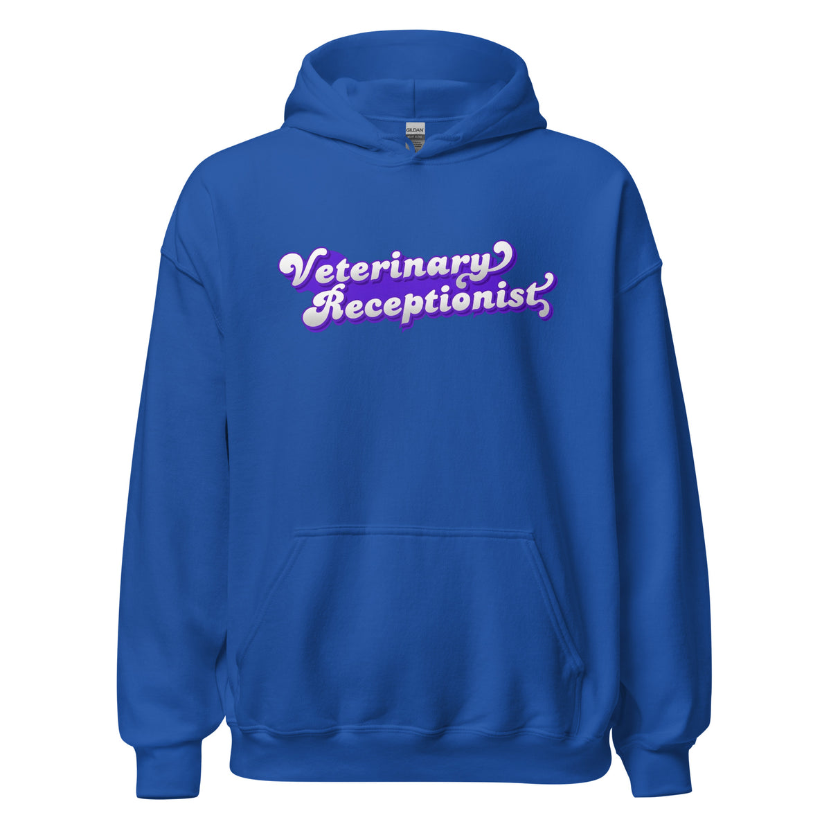 Veterinary Receptionist Unisex Hoodie-I love Veterinary