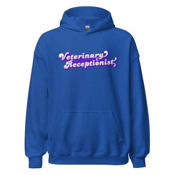 Veterinary Receptionist Unisex Hoodie-I love Veterinary
