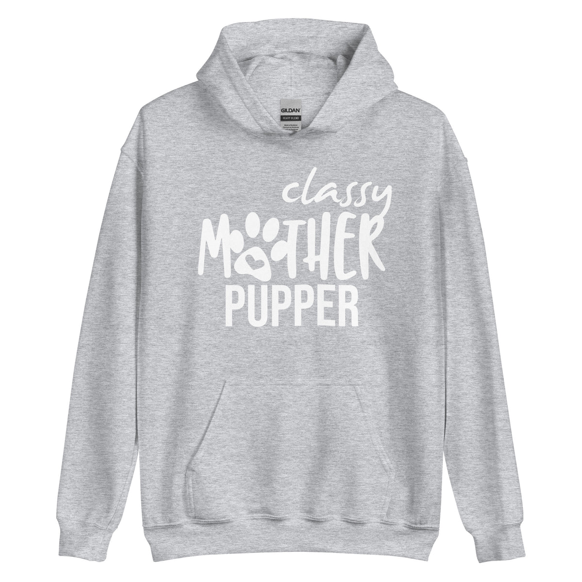 Classy mother pupper Unisex Hoodie-Unisex Hoodie | Gildan 18500-I love Veterinary