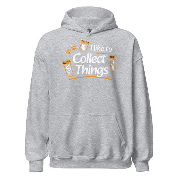 I like to Collect Things Funny Veterinary Unisex Hoodie-Unisex Hoodie | Gildan 18500-I love Veterinary