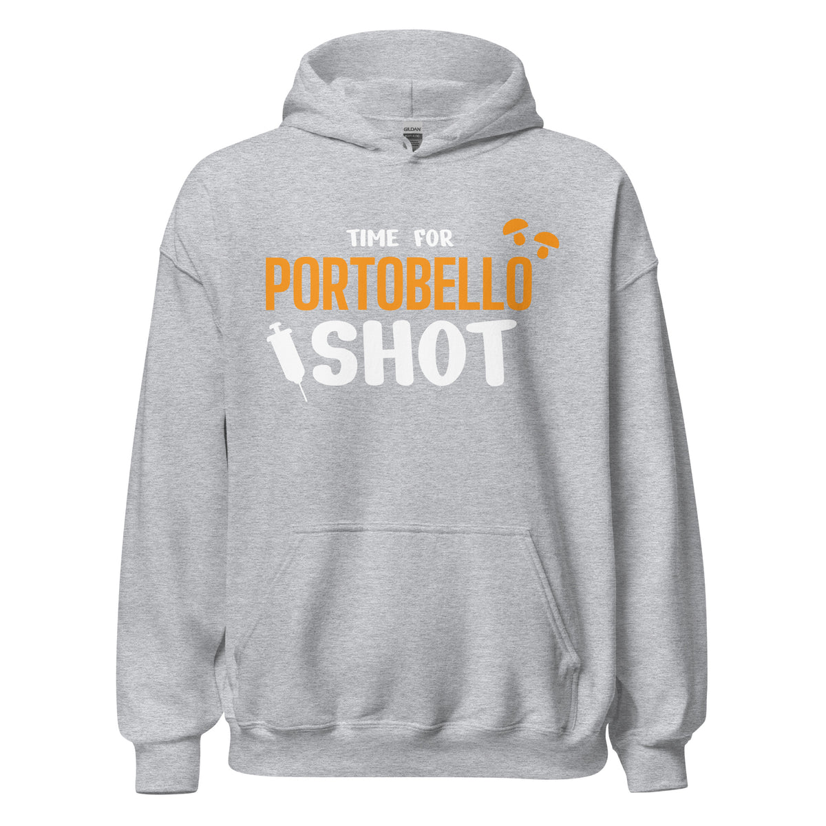 Time for Portobello shot Unisex Hoodie-Unisex Hoodie | Gildan 18500-I love Veterinary