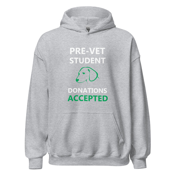 Pre- Vet Student Unisex Hoodie-Unisex Hoodie | Gildan 18500-I love Veterinary