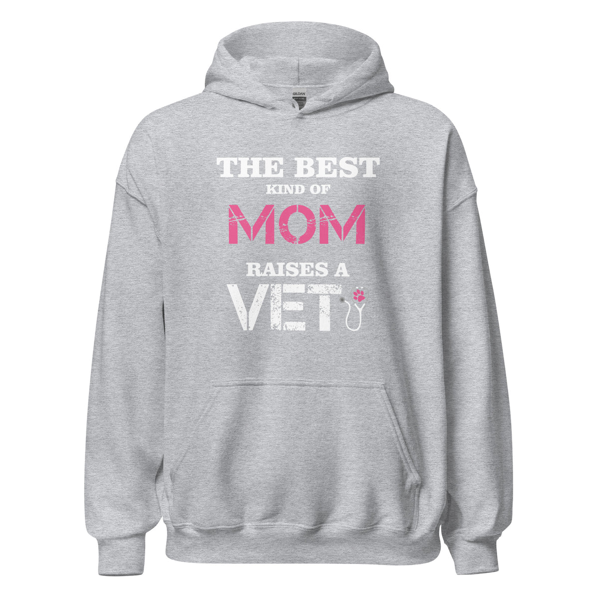 The best kind of Mom raises a Veterinarian Unisex Hoodie-I love Veterinary