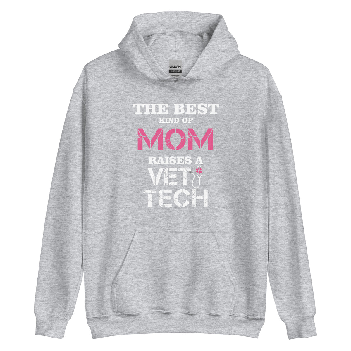 The best kind of Mom raises a Vet Tech Unisex Hoodie-I love Veterinary