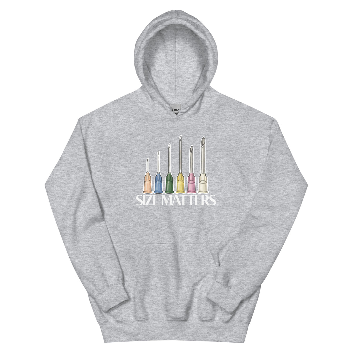 Size matters Unisex Hoodie-I love Veterinary