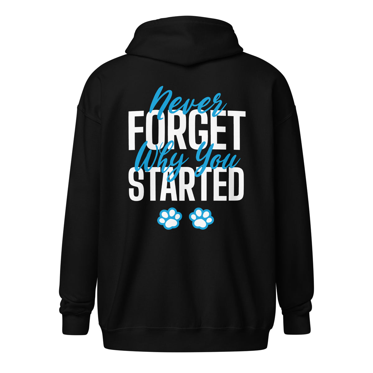 Never forget why you started Unisex heavy blend zip hoodie-Unisex Zip Hoodie | Gildan 18600-I love Veterinary