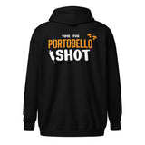 Time for Portobello shot Unisex heavy blend zip hoodie-Unisex Zip Hoodie | Gildan 18600-I love Veterinary