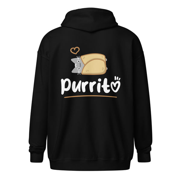 Purritto Unisex heavy blend zip hoodie-Unisex Zip Hoodie | Gildan 18600-I love Veterinary