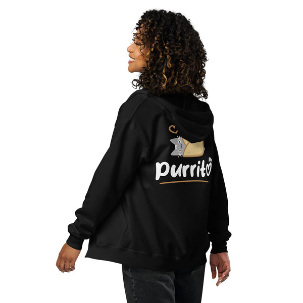 Purritto Unisex heavy blend zip hoodie-Unisex Zip Hoodie | Gildan 18600-I love Veterinary