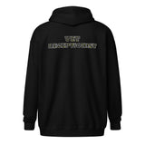 Vet Receptionist Typography Unisex Zip Hoodie-Unisex Zip Hoodie | Gildan 18600-I love Veterinary