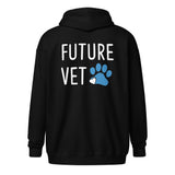 Future Vet Unisex Zip Hoodie-I love Veterinary