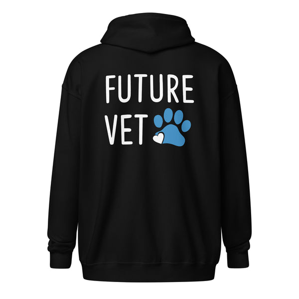 Future Vet Unisex Zip Hoodie-Unisex Zip Hoodie | Gildan 18600-I love Veterinary