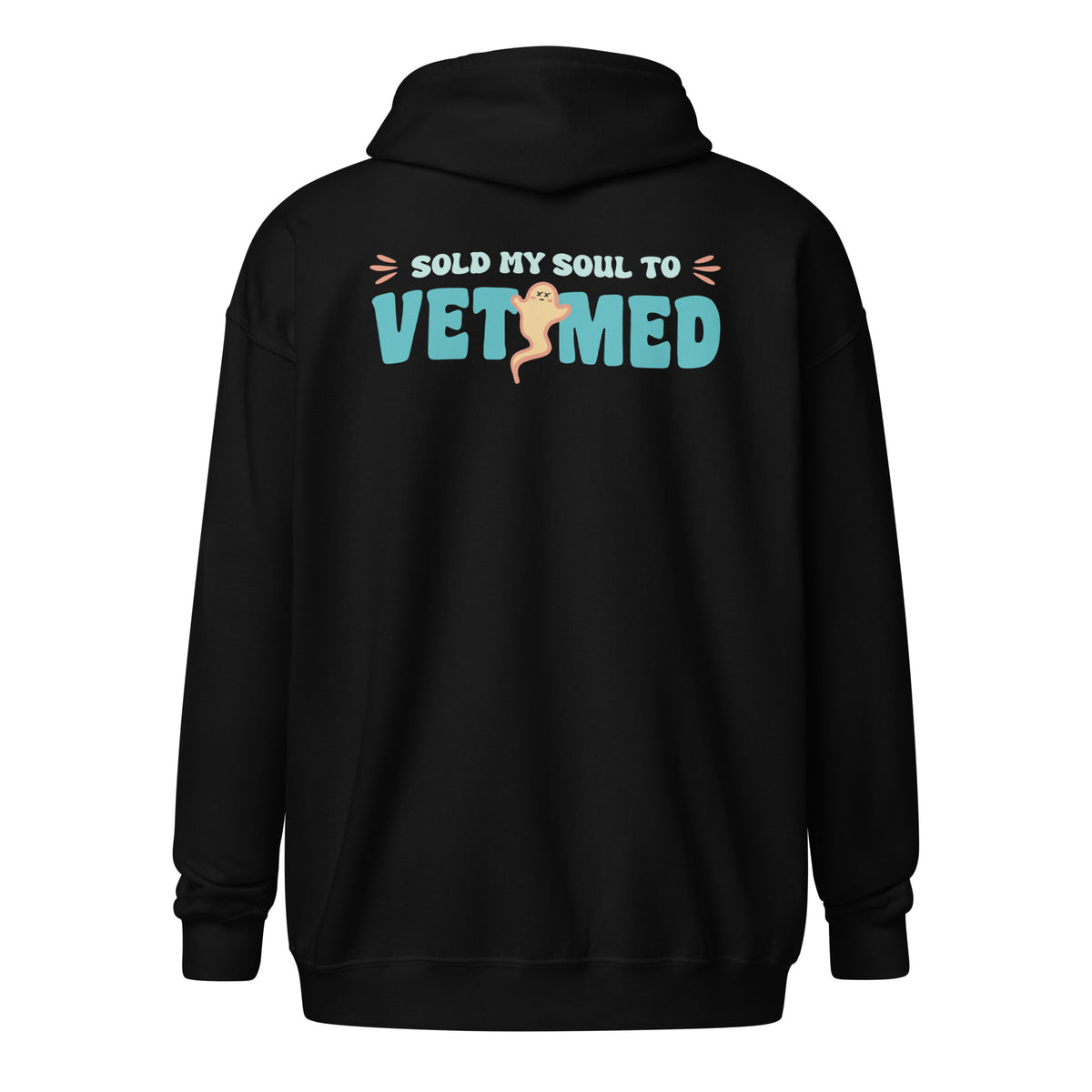 Sold my soul to VET MED Zip Hoodie-I love Veterinary