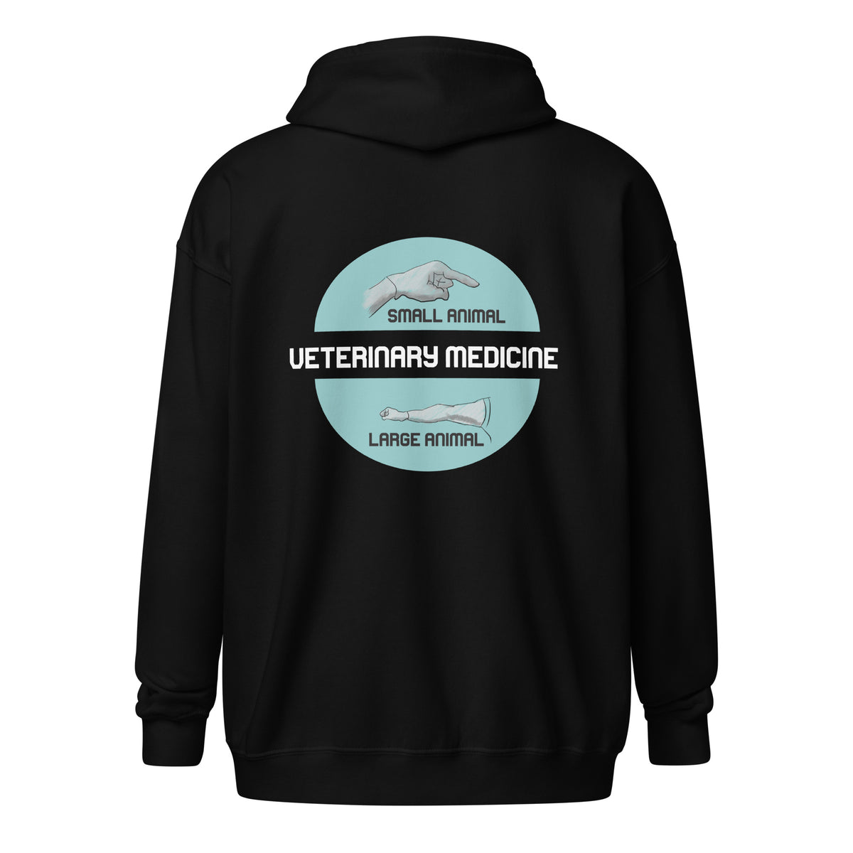 Veterinary Medicine - Small & Big animal Unisex Zip Hoodie-I love Veterinary
