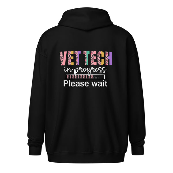 Vet Tech in Progress... Unisex Zip Hoodie-I love Veterinary