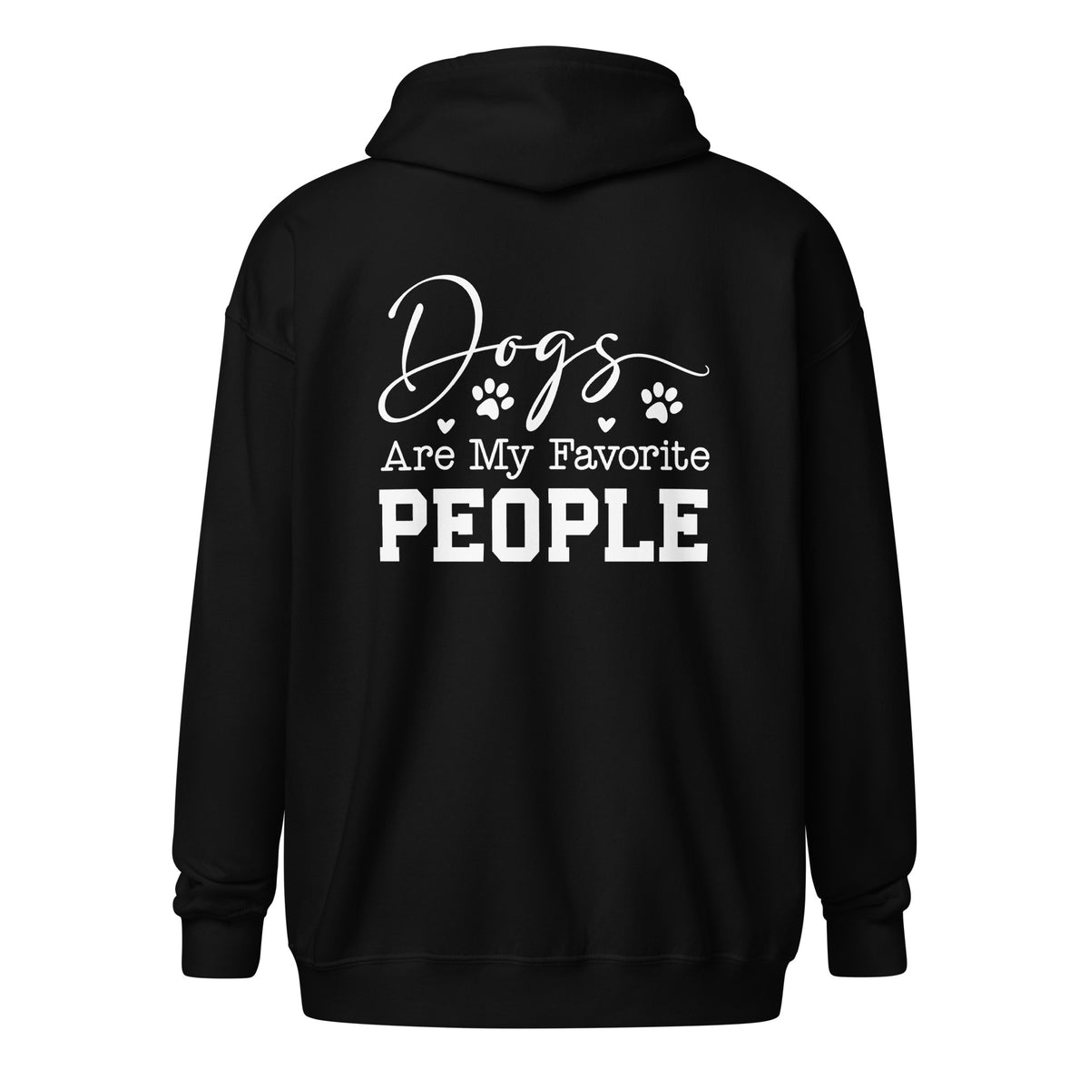 Dogs Are My Favorite People Unisex Zip Hoodie-I love Veterinary