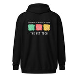 The woman, the wonder, the legend - the Vet Tech Unisex Zip Hoodie-I love Veterinary